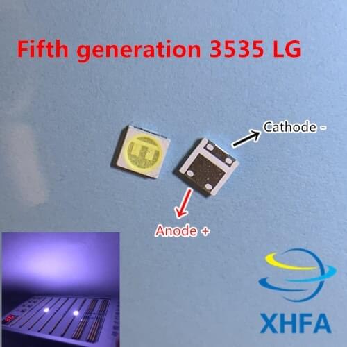 100pcs LG Innotek LED LED Backlight 2W 6V 3535 Cool white LCD Backlight for TV TV Application LATWT391RZLZK