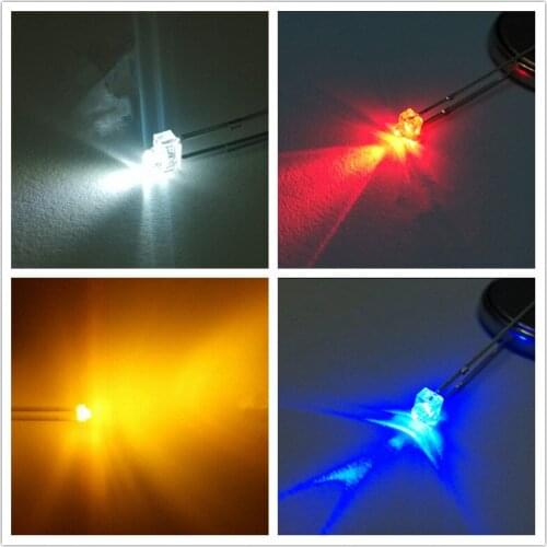 1000pcs 1.8mm red yellow blue green white yellow green orange warm white pink Ultra Bright water clear Transparent DIP LED