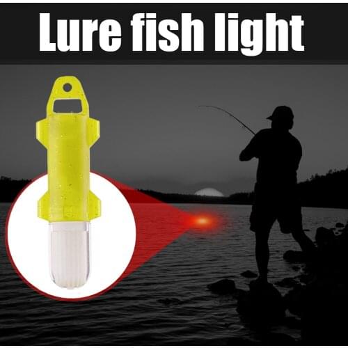 2pcs Dual-color Led Light Control Underwater Trapping Fish Night Fishing Waterproof Removable Lamp Durable Glowing Signal Light