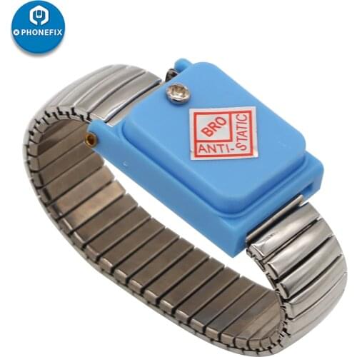 4kinds Adjustable Cordless Anti Static Bracelet Wireless Anti Static ESD Discharge Cable With Grounding Wire phone repair tools
