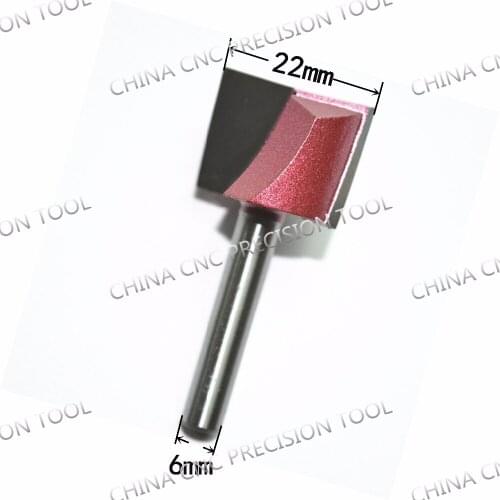 6mm*22mm,Freeshipping CNC machine solid carbide End Mill,tungsten steel woodworking insert router bit,wood tool, milling cutter