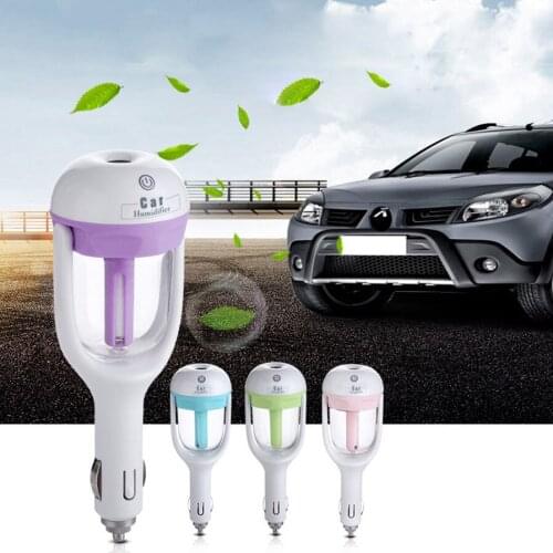 12V Car Air freshener Mini Car Humidifier Air Purifier Aroma and Essential oil diffuser car Aromatherapy Mist Maker Fogger