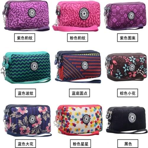 Make up case kiple+keychain Pencil Case purse PINK Makeup Coin Pouch Kid Holder Pouch Purse bolsa feminina sac Estojo Bag Hasp