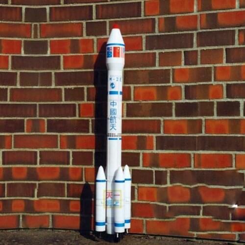 Long March No. 3 Rocket Paper Model DIY Students Educational Science Popularization Manual Lesson 3D Origami Toy Paper Model