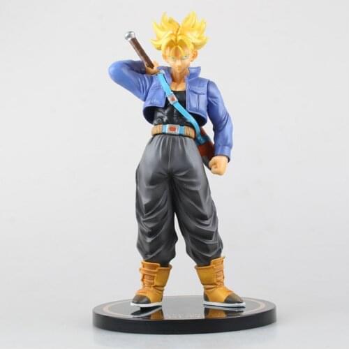 Genuine Dragon Ball GK ZERO Super Saiyai Trunks Action Figures Model Toys Dragonball Anime Figure Trunks Collectibles 24Cm