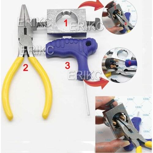 ERIKC Common Rail Injector Solenoid Valve Disassemble Separator Tools for Bosch Auto Part Remove Tools