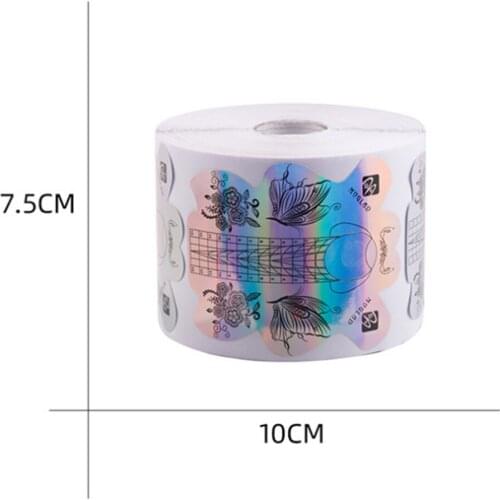 Nail Form Extension Nail Tool Nail Extension Guide Tools Nail Care Manicure DIY 100pcs / 300pcs Optional Sticker Adhesive