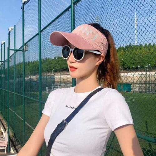 Summer Empty Top Female Cap Casual Korean Breathable New Sun Duck Tongue Cap Women Men Outdoor Sports Cycling Sun Cap Sunglass