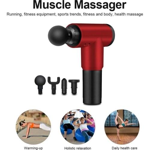 Hot Fitness Home Electric Fascia Gun Massage Gun Muscle Relaxer Massager Impact Gun Movement Recovery Fascia Grab
