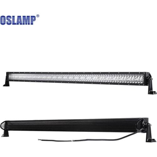 Oslamp 50" LED Car Light Bar 3 Row 576W Offroad Driving Combo Beams fit Pickup Tractor Truck SUV ATV 4X4 Wagon jeep