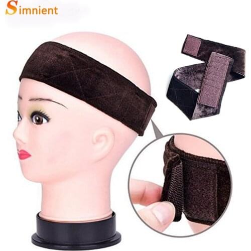Wig Band Grip Headband for Lace Frontal Wigs Hair Ties Elastic Sports Head Slip Bande Silicone Perruque Siliconed Makeup Holder