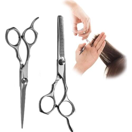 Professional 6 Inch Cutting Thinning Styling Tool Hair Scissors Stainless Steel Hair Styling Cutter Salon Hairdressing Shears
