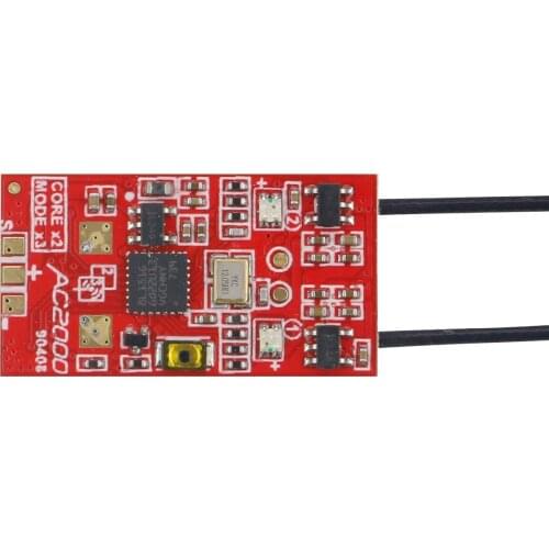 X-Boss AC2000 2.4G Dual Core/antenna S-FHSS D16 Tri-mode Receiver for Futaba 14SG/16SZ/18SZ Frsky X7 X9D PLUS Radio Transmitter