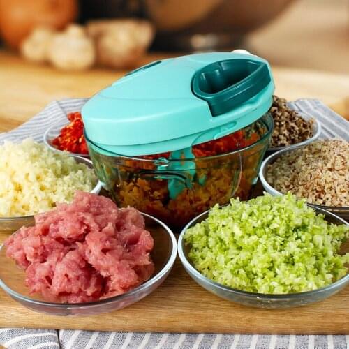 Manual Vegetable Fruit Chopper Cutter Processor Chopper Garlic Cutter Food Fruit Twist Shredder Meat Crusher Kitchen Accessories