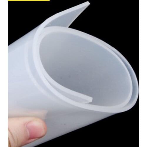 1mm/2mm/3mm Silicone Sheet Translucent Silicone Rubber Sheet 1000mmx1000mm Silicone Sheet Silicone Rubber sheet