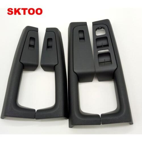 SKTOO A Set (Black)For Skoda Superb Inner door handle door armrest, switch box inside the door of the glove package