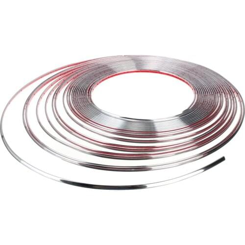 Free shipping Car Styling Strip Chrome Universal 6mm x 5m for Ford Focus 2 Mazda CX5 2018 Suzuki SX4 S-Cross Citroen