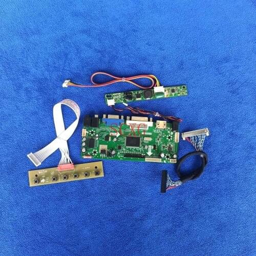 DVI VGA HDMI-compatible LED LCD Screen DIY Kit 30 Pin LVDS MNT68676 drive controller board 1366*768 Fit M185XTN01.2/M185XTN01.3