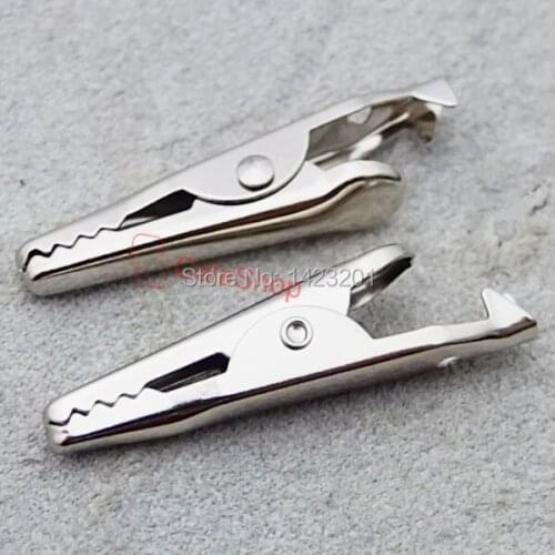 35mm 100 pcs / Lot Alligator Clamp clip for wires card photo holder ID card Memo F184F3