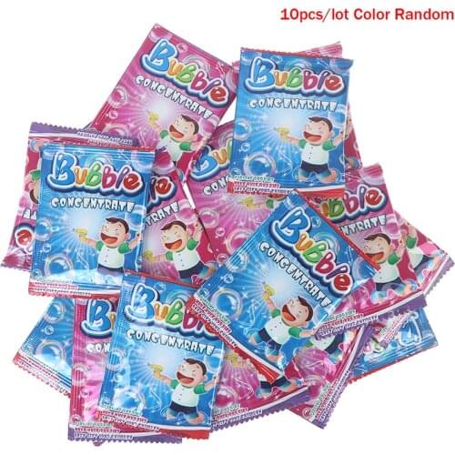 10pack Soap Bubbles Concentrate Bubbles Liquid Baby Non Toxic Summer Outdoor Funny Soap Water For Bubble Gun Toys On Sale Hotest
