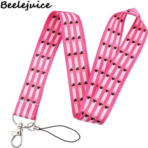 24pcs Mushroom House Classical Style Lanyard keys 90s Phone Working Badge Holder Neck Straps Phone Hang Ropes webbings ribbons