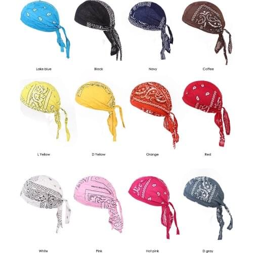 3/2/1PCS New Unisex Long Silk Satin Breathable Turban Hat Wigs Doo Durag Biker Headwrap Chemo Cap Pirate Hat Men HairAccessories