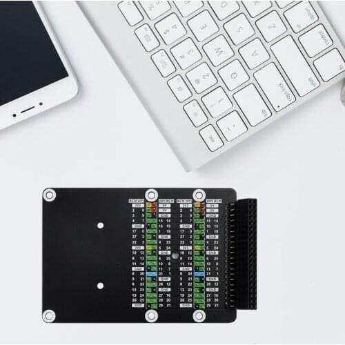 40 PIN GPIO Header Adapter Color-Coded Header Expansion Board Special Angled Header for Raspberry Pi 400 Easy Expansion