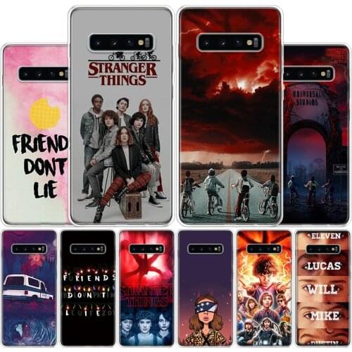 Stranger Things Poster 3 Cover Phone Case For Samsung Galaxy S10 S20 Ultra Note 10 9 8 S9 S8 Plus Pro Lite S7 S6 J4 J6 J8 + Coqu