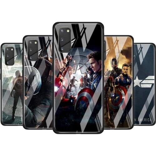 Avengers Thanos Tempered Glass Cover For Samsung Galaxy S20 S10 S9 S8 S10E FE Ultra Plus Lite 5G Phone Case