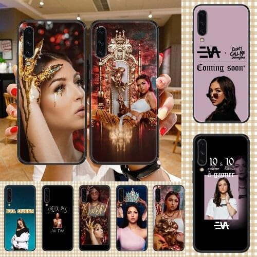 Eva Queen Phone case For Samsung Galaxy A 3 5 7 8 10 20 21 30 40 50 51 70 71 E S 2016 2018 4G black trend funda 3D shell