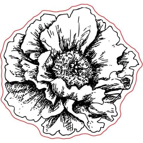 Flower Transparent Clear Silicone Stamp/Seal for DIY scrapbooking/photo album Decorative clear stamp sheets A1852