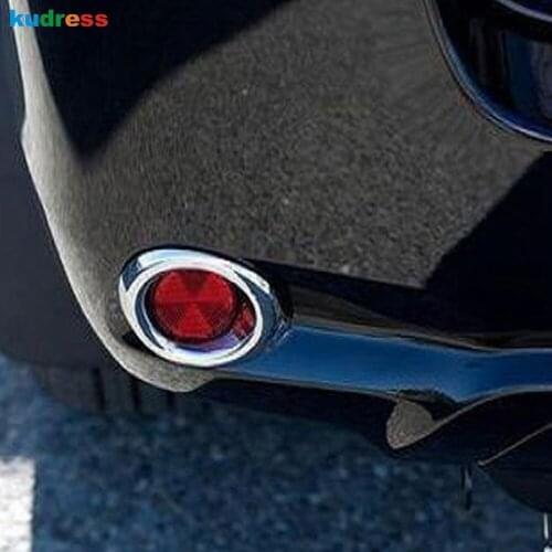 For Toyota Highlander 2008 2009 2010 ABS Chrome rear fog light cover trim Tail Fog Light auto Accessories Cover