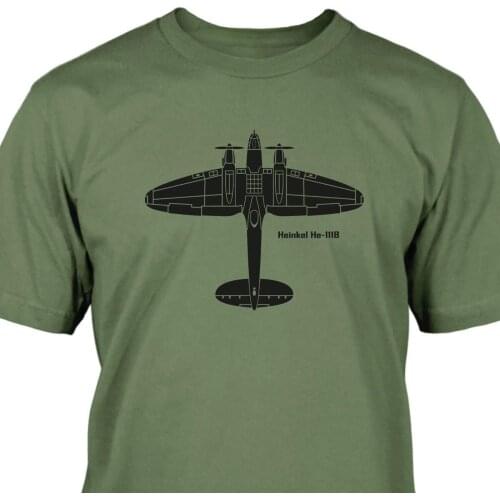 2019 cotton best sleling Heinkel He-111 T-Shirt