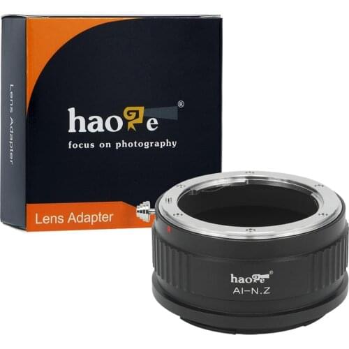 Haoge Manual Lens Mount Adapter for Nikon Nikkor F / AI / AIS / D Lens to Nikon Z Mount Camera Such as Z6 Z7