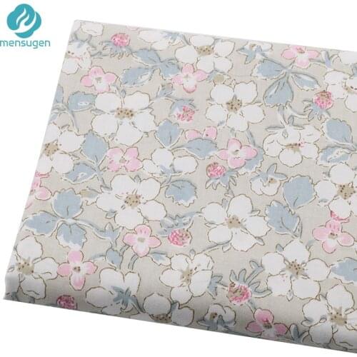 Fabric Meter Floral Cotton Fabrics for making Girls Women Dresses Clothes Blouse Blankets Pillows DIY Patchwork Sewing Cloth