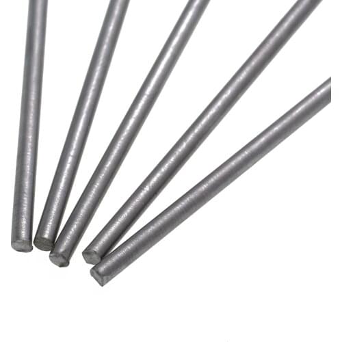 5pcs 250mm/10inch Titanium Ti Grade 5 GR5 Metal Rods Stick Bar Shaft 3mm Diameter For Industries Tools