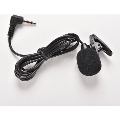 Mini 3.5mm Active Clip Microphone with Mini USB External Mic Audio Adaptor Cable for Go Pro Hero3 3+ 4 Sports Camera PC Laptop