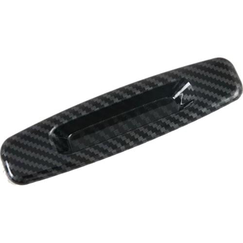 For Subaru Outback 2021 2022 Carbon Fiber Skylight Handle Cover Trim Sunroof Pull Button Sticker Car Accessories