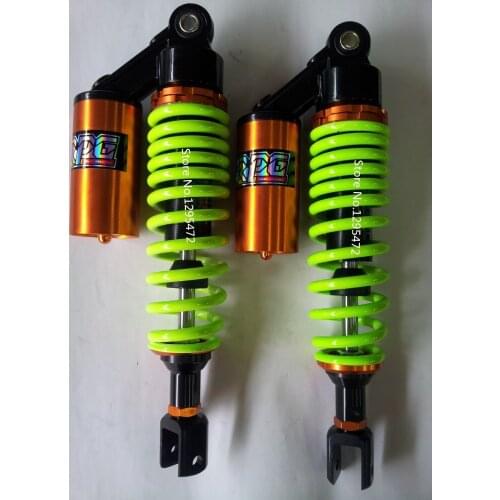 New 8mm spring 320mm Rear suspensian Air Shock Absorber for ATV Motorcycle Dirt Bike green +black color