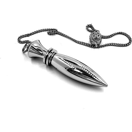 Wholesale, Metal Pendulum For Dowsing Divination Healing Spiritual Wicca Women Men Amulet Screw Shape Pendule Radiestesia Charm