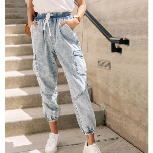 Джинсы МОМ OUYILUO China At AliExpress