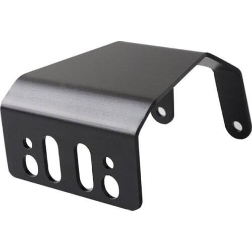 Front Axle Protection Board Axle Anti collision Board Gearbox Protect Skid Plate Set for Axial SCX10 Black Metal Armor