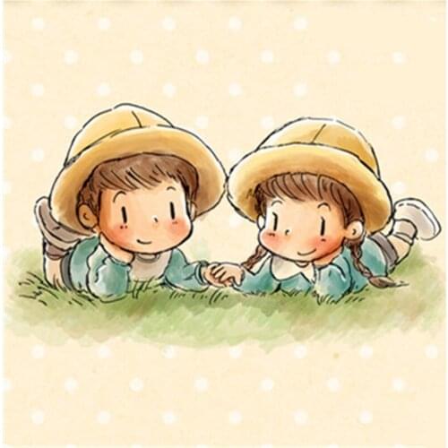 Rubber Silicone Clear Stamps for Scrapbooking Tampons Transparents Seal Background Stamp Card Making Diy boy and girl