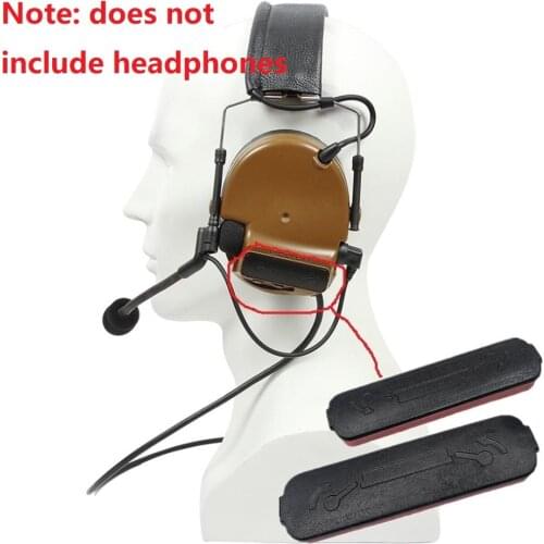 Outdoor sports military defense noise reduction pickup tactical headset comtac iii dedicated earphone accessories battery cover