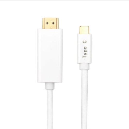 USB C Video Cable USB C to HDMI-Compatible 2.0 Cable 4K@30Hz Suitable for Mobile Phones with Type-C Interface Games