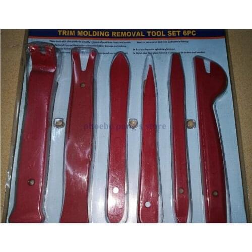 1pc CNPAN Free High Quality plastic hooker for car repair body shop neccessary tools Trim Molding Removal Tool Set 6pc