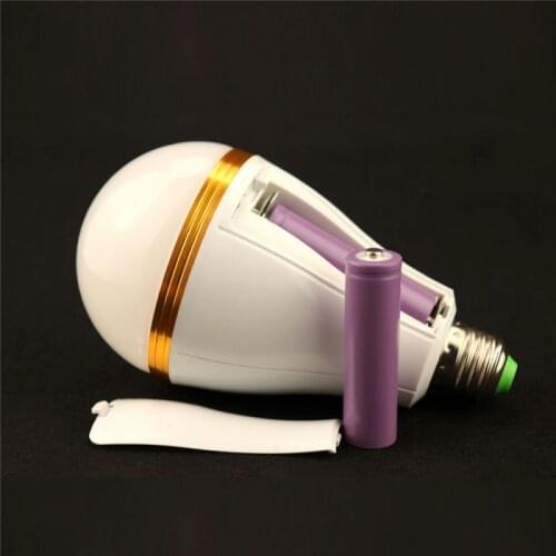 1pcs E27 LED Light Bulb 30W Dual Battery Emergency AC85-265V 50/60Hz With Automatic Charging Outdoor Camping Light Bulb