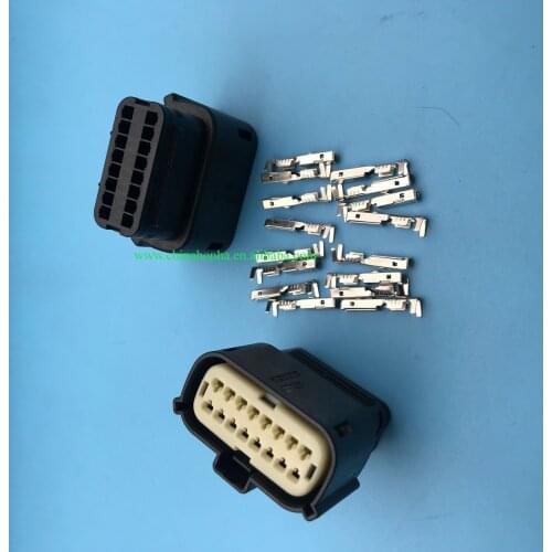 16 Pin Headlight Socket Automotive Female Connector For Ford Focus Mondeo EDGE Fiesta