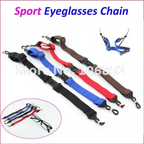 20 pcs/lot DH014 Anti Slip Sport Adjustable Sunglasses Reading Glasses Eyeglasses cord chain holder String 4 Colors