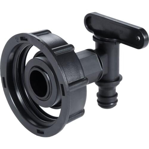 3/4" Thread Plastic Tank Tap 1000l IBC Adapter Garden Irrigation Connection Valve Hose Switch Fitting
